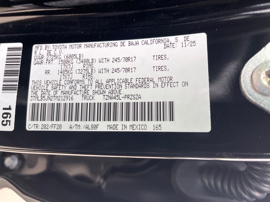 2026 Toyota Tacoma SR5