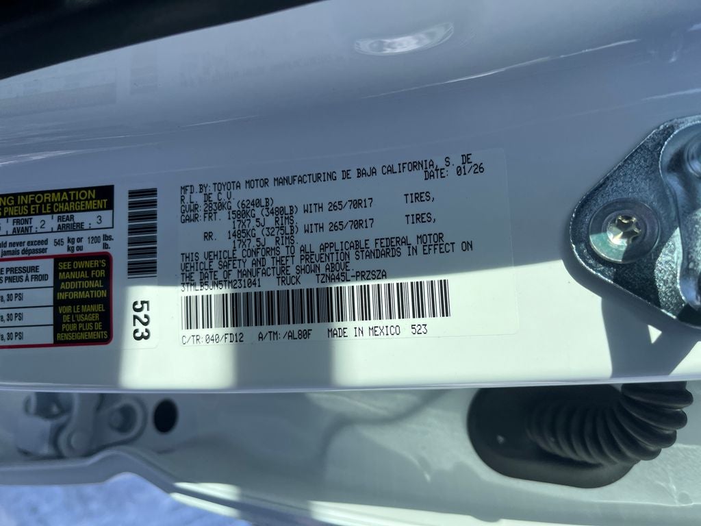 2026 Toyota Tacoma TRD Off-Road