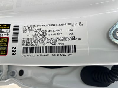 2025 Toyota Tacoma TRD Off-Road