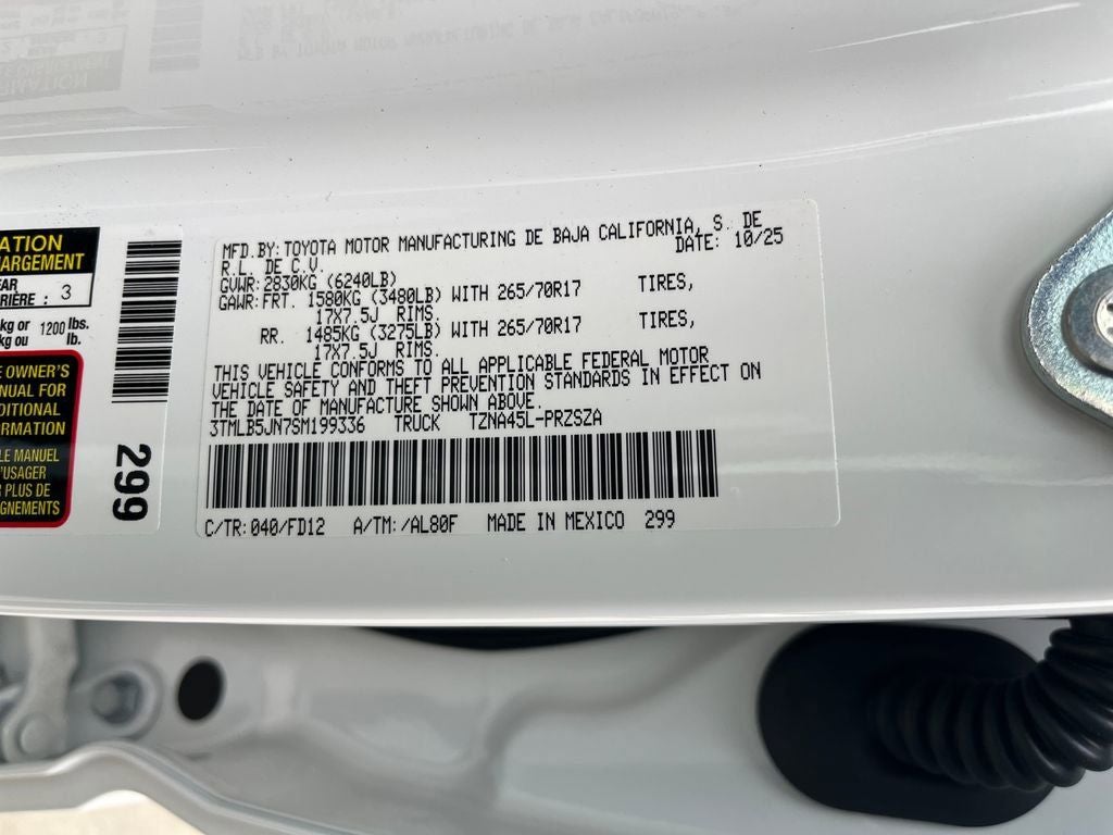 2025 Toyota Tacoma TRD Off-Road