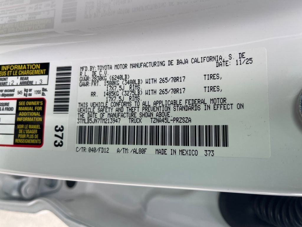 2026 Toyota Tacoma TRD Off-Road