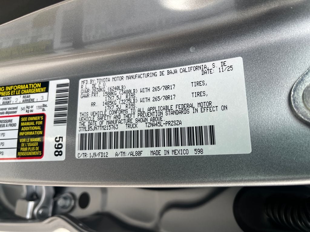 2026 Toyota Tacoma TRD Off-Road