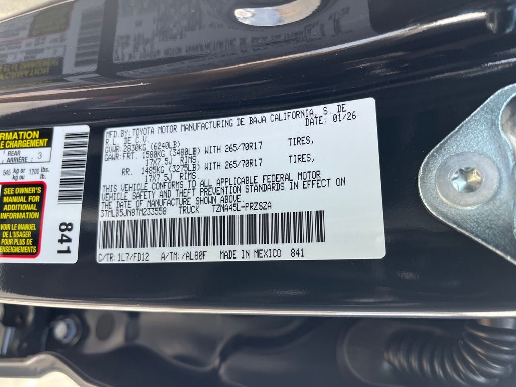 2026 Toyota Tacoma TRD Off-Road