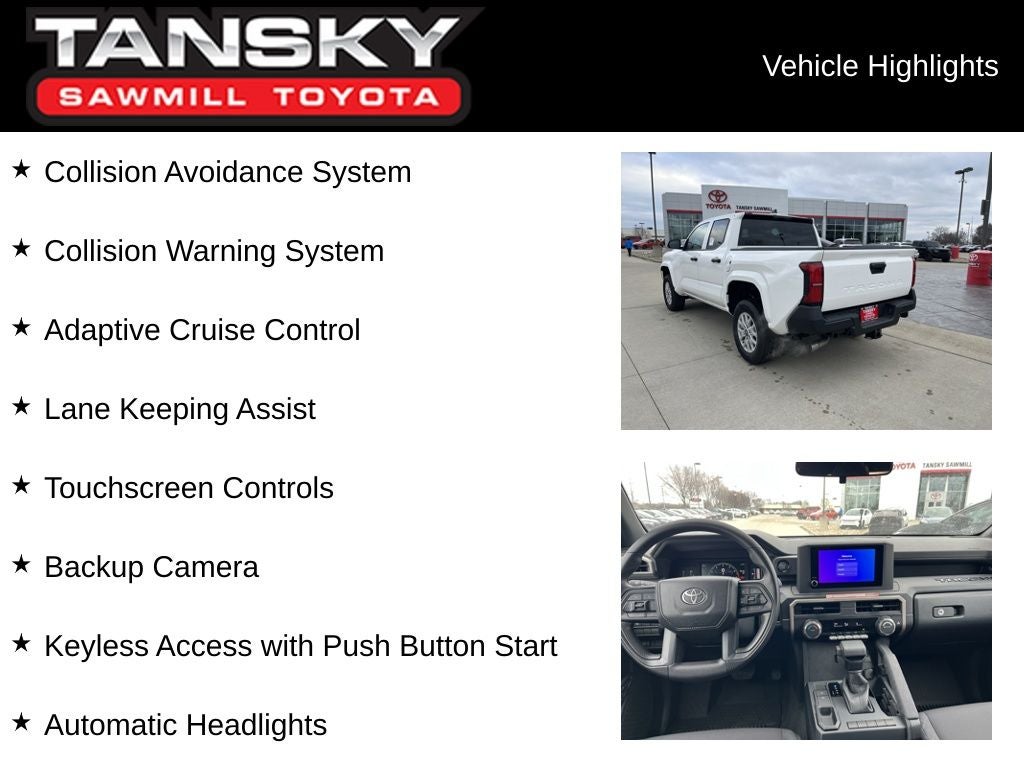 2026 Toyota Tacoma SR