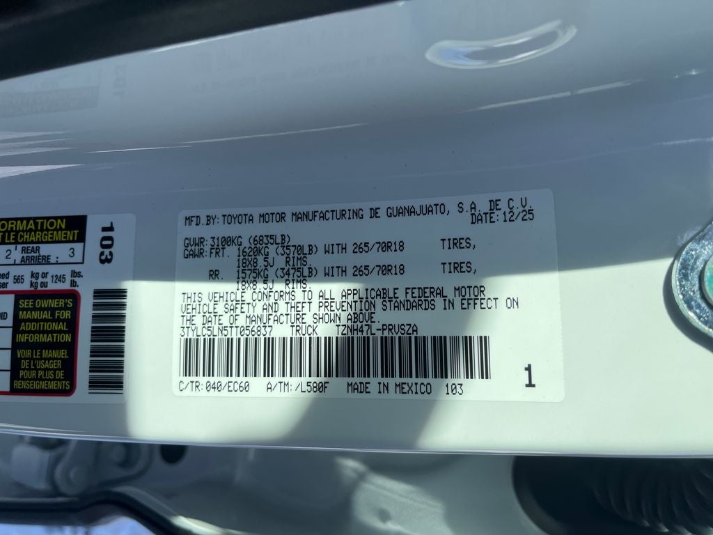 2026 Toyota Tacoma i-FORCE MAX Tacoma Trailhunter