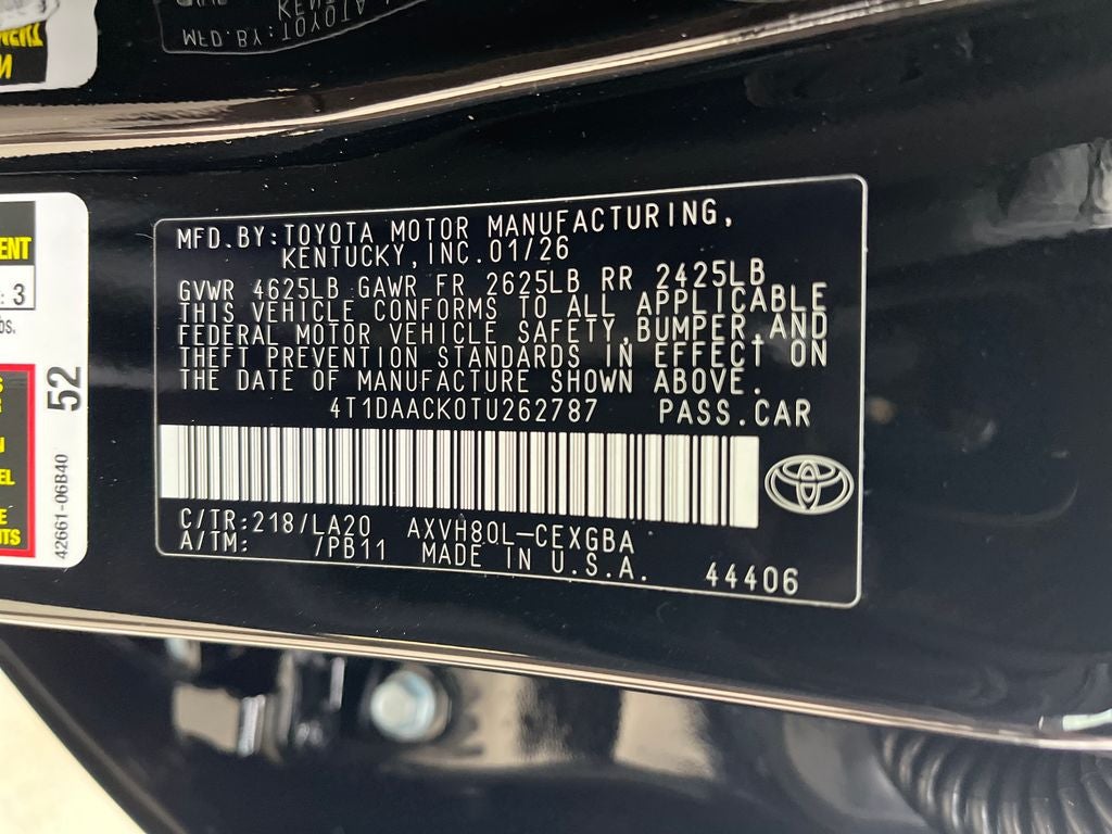 2026 Toyota Camry XLE