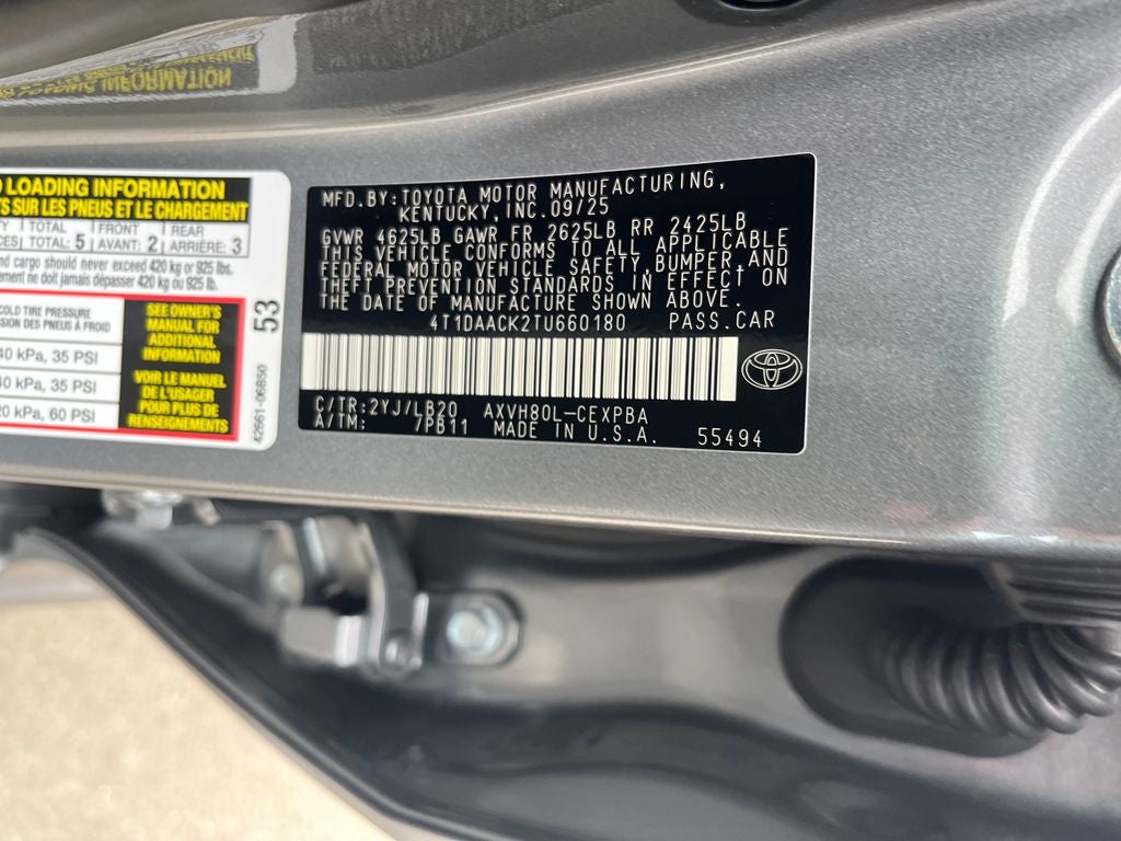 2026 Toyota Camry XSE