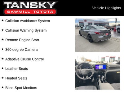 2026 Toyota Camry XSE