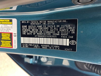 2026 Toyota Camry LE