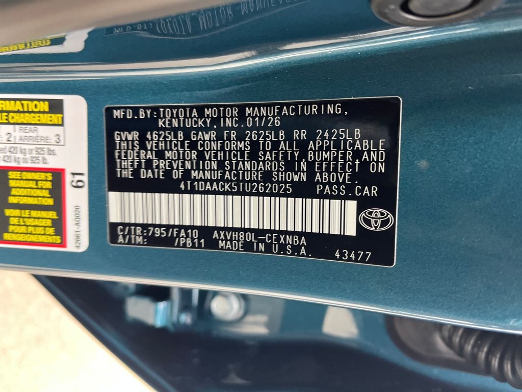 2026 Toyota Camry LE