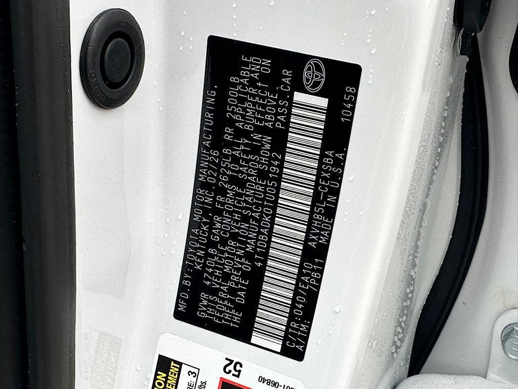 2026 Toyota Camry SE AWD