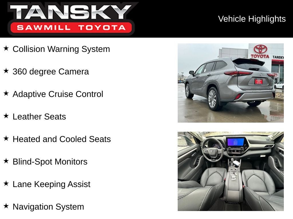 2026 Toyota Highlander Hybrid Platinum