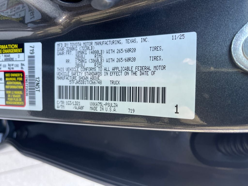 2026 Toyota Tundra Limited