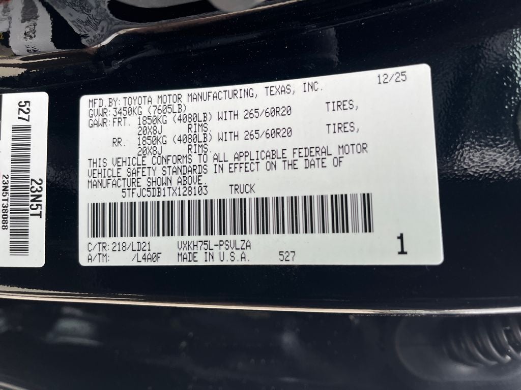 2026 Toyota Tundra i-FORCE MAX Tundra Limited