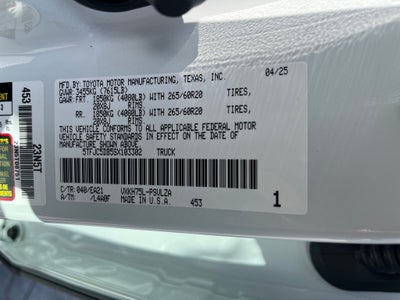 2025 Toyota Tundra i-FORCE MAX Tundra Limited