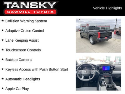 2026 Toyota Tundra SR