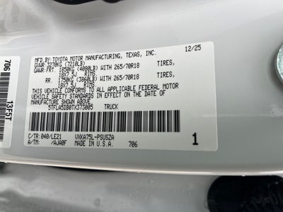 2026 Toyota Tundra SR5