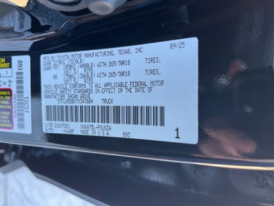 2026 Toyota Tundra SR5