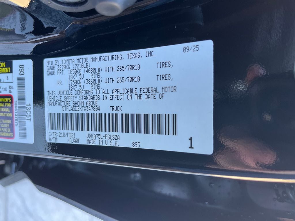 2026 Toyota Tundra SR5