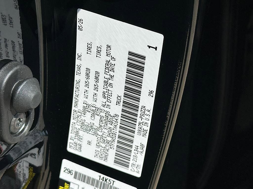 2026 Toyota Tundra 1794 Edition