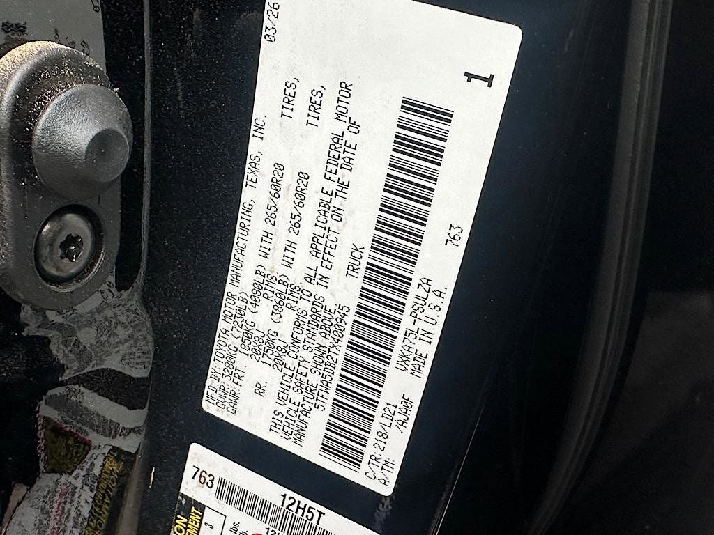 2026 Toyota Tundra Limited