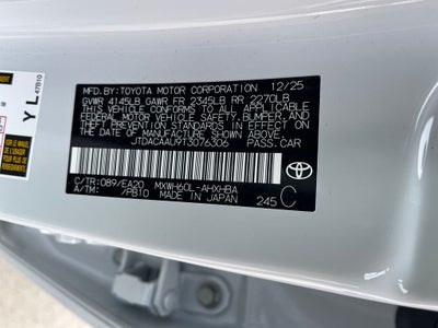 2026 Toyota Prius Limited