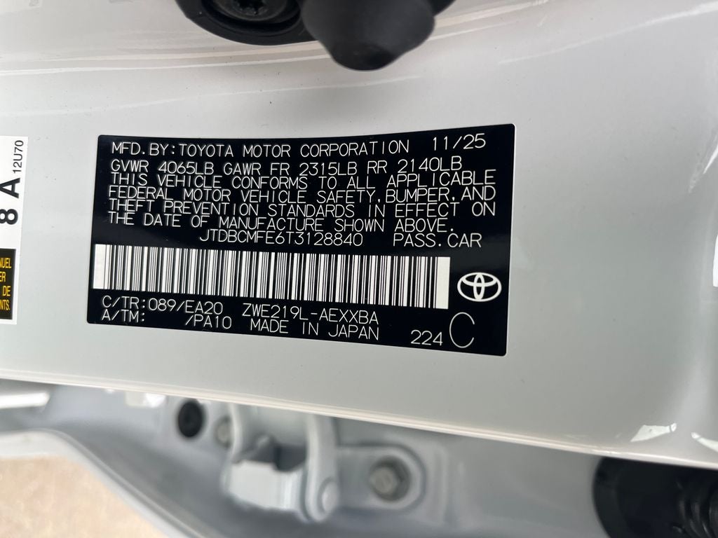 2026 Toyota Corolla Hybrid XLE