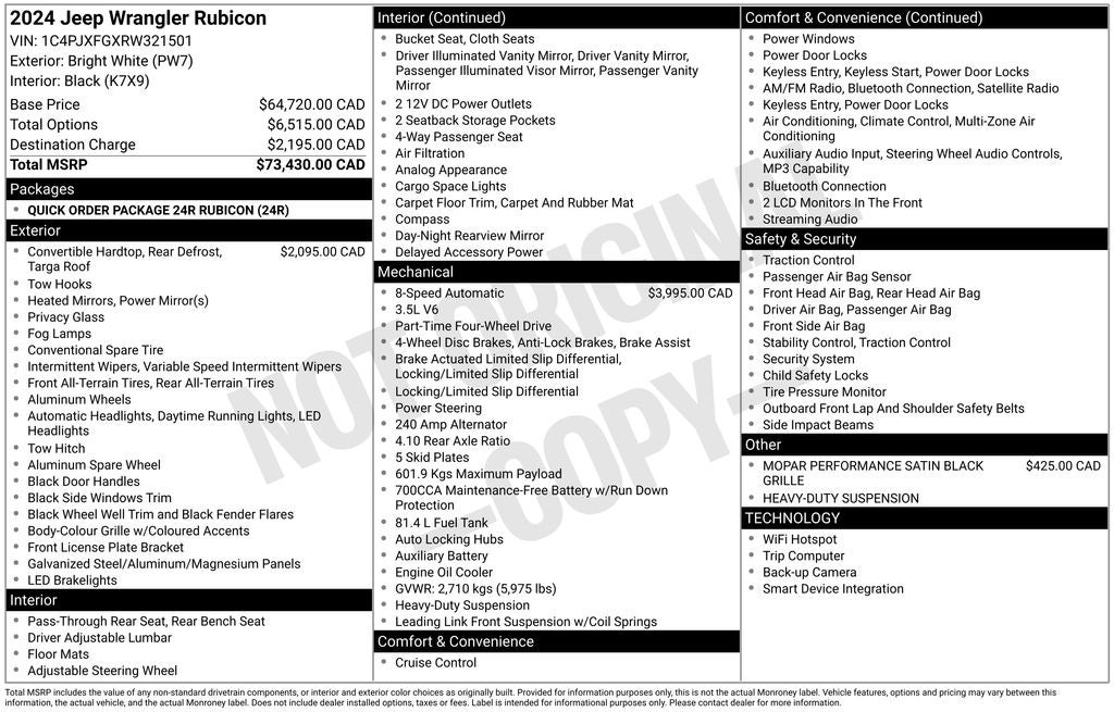 2024 Jeep Wrangler Rubicon