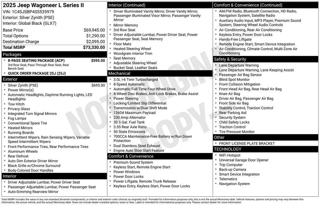 2025 Jeep Wagoneer L Series II