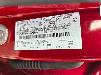 2025 Ford Escape ST-Line