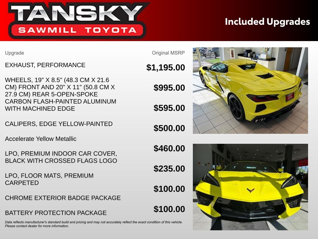 2021 Chevrolet Corvette Stingray 2LT