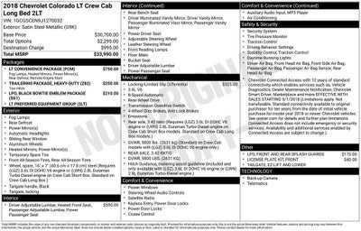 2018 Chevrolet Colorado LT