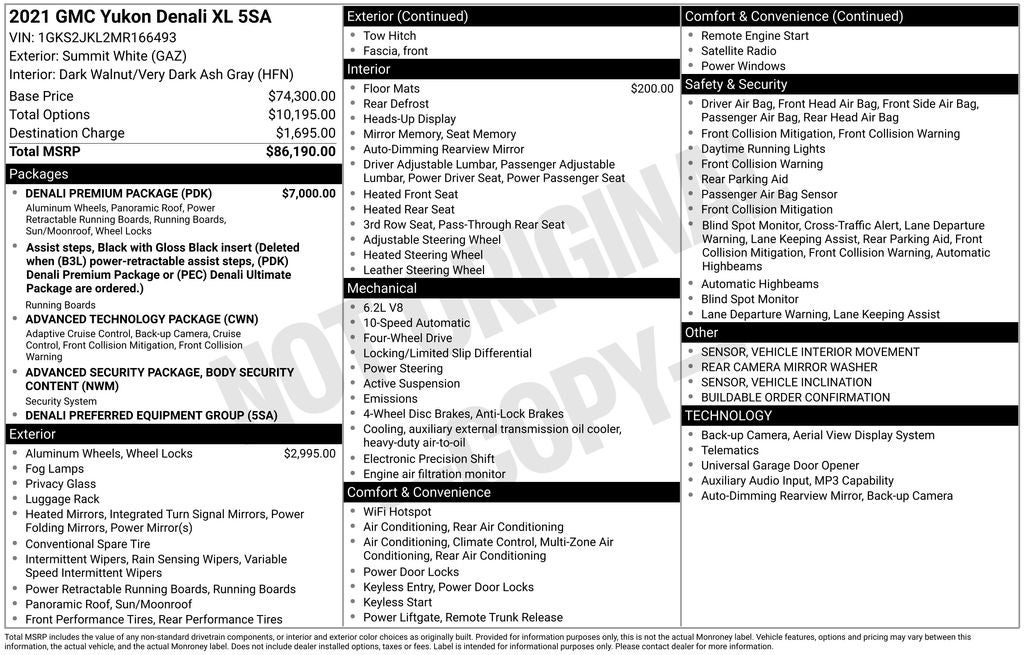 2021 GMC Yukon XL Denali
