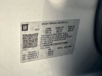 2019 Chevrolet Suburban LT