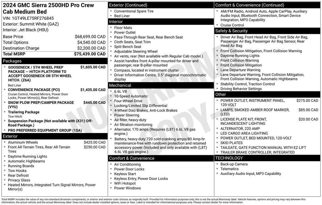 2024 GMC Sierra 2500HD Pro
