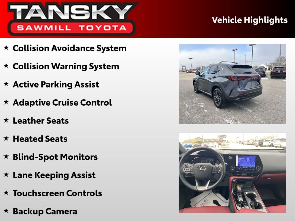 2025 Lexus NX 350h Base