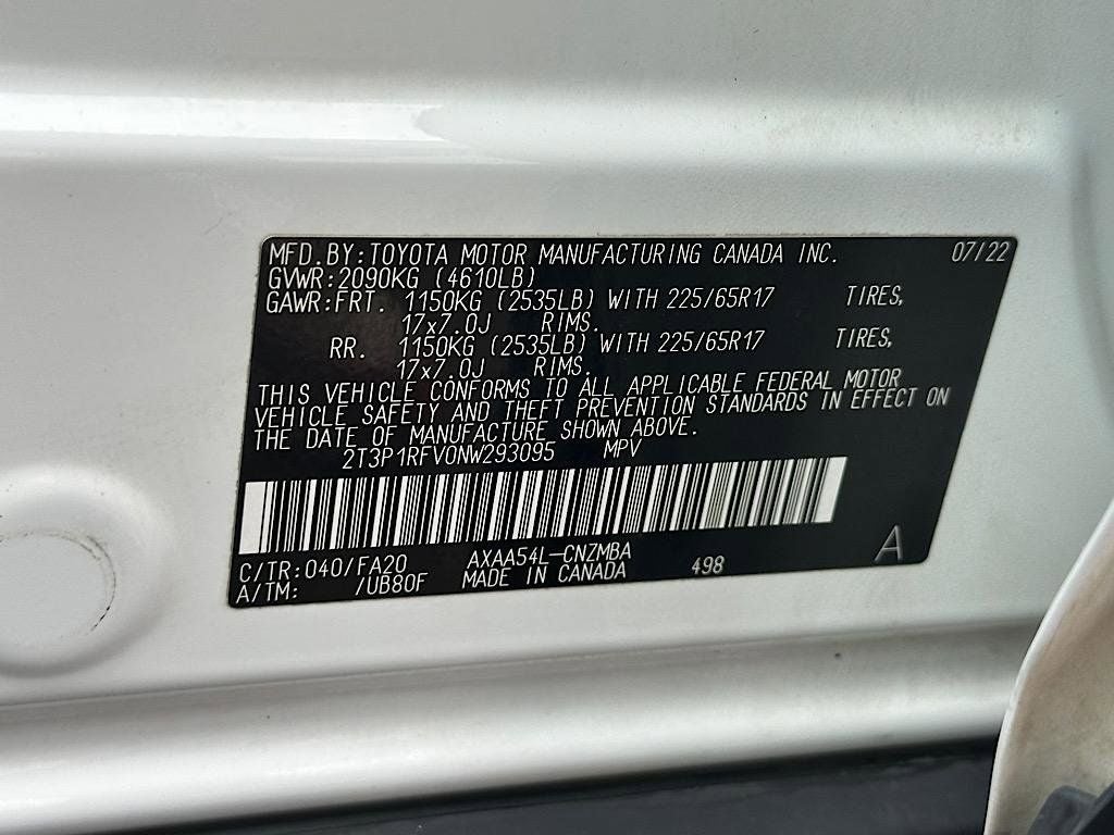 2022 Toyota RAV4 XLE