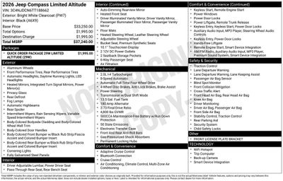 2026 Jeep Compass Limited