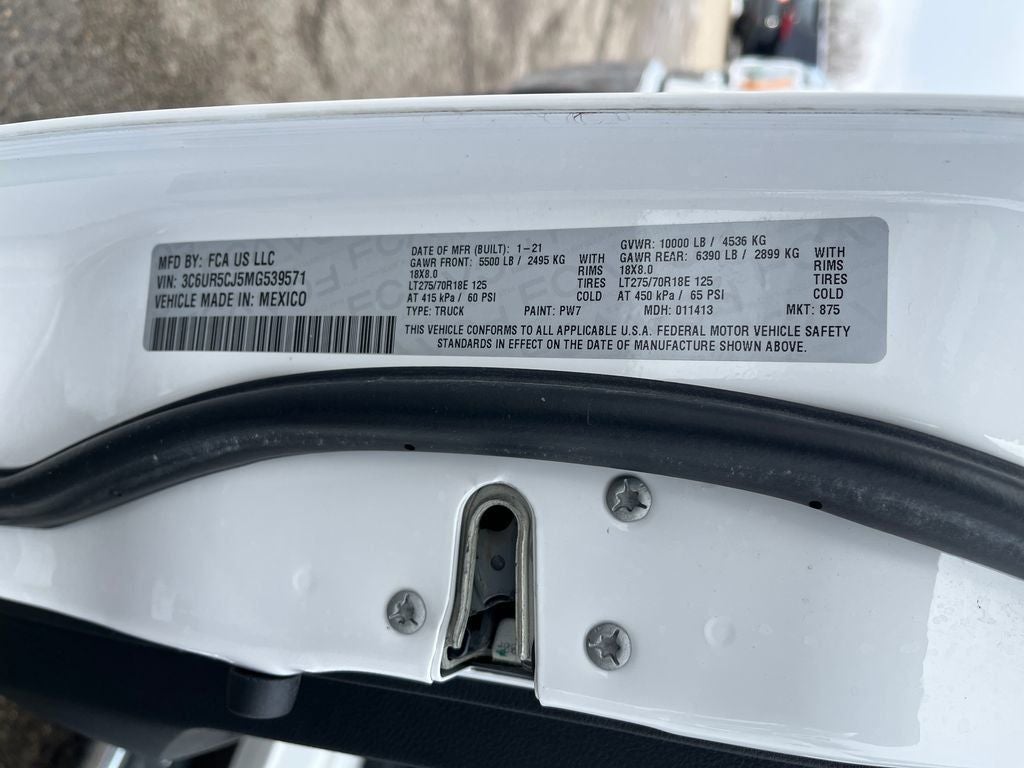 2021 RAM 2500 Tradesman