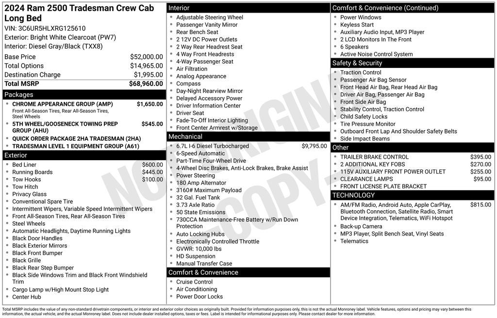 2024 RAM 2500 Tradesman