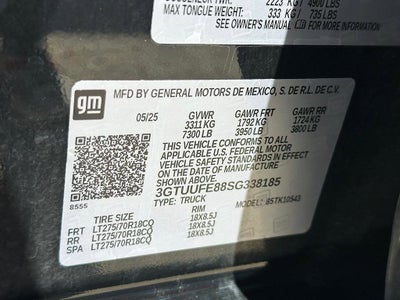 2025 GMC Sierra 1500 AT4X