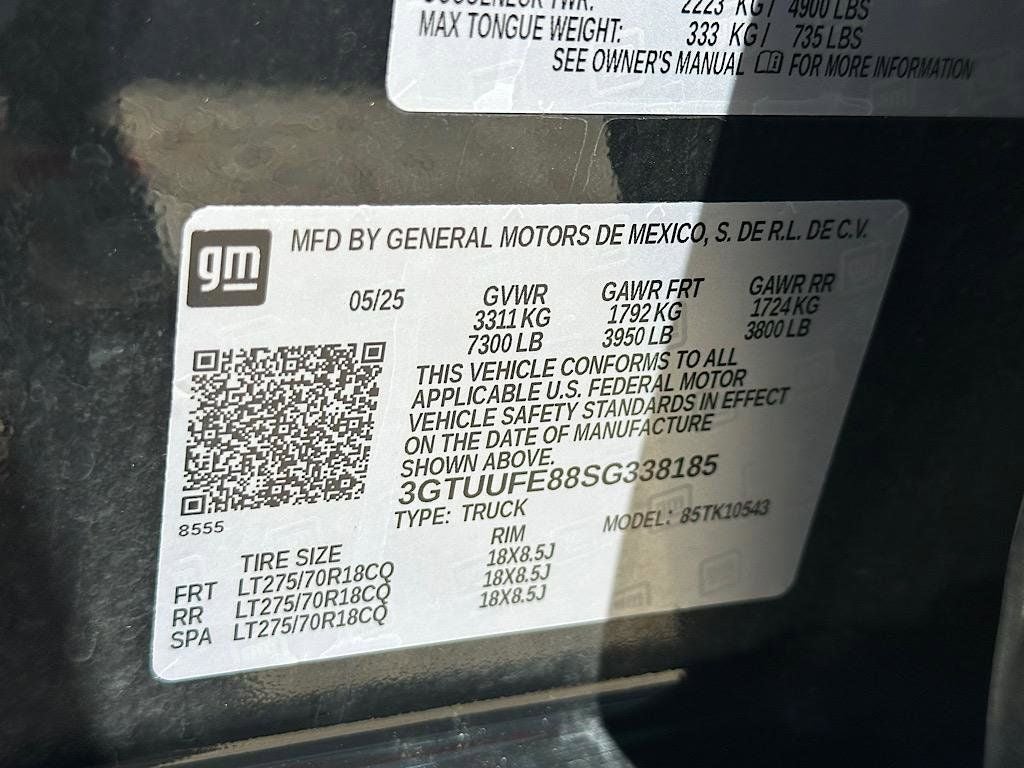 2025 GMC Sierra 1500 AT4X