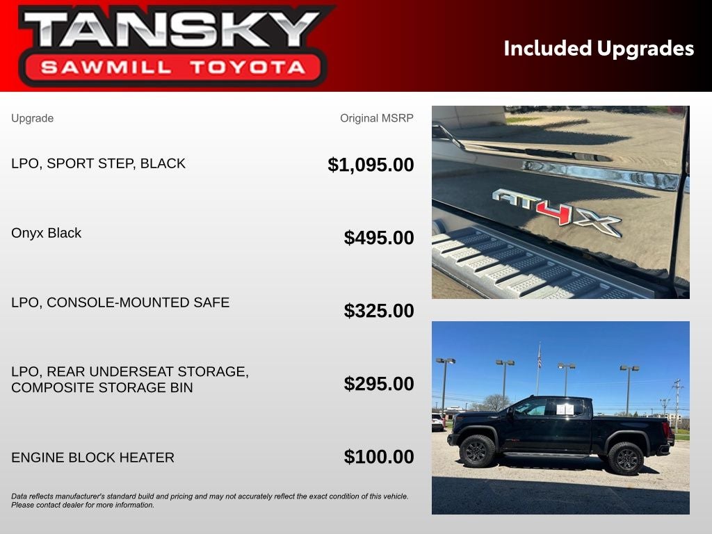 2025 GMC Sierra 1500 AT4X