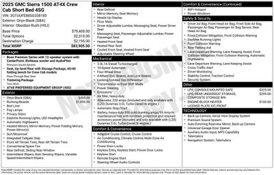 2025 GMC Sierra 1500 AT4X