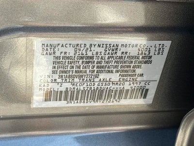 2021 Nissan Sentra SR