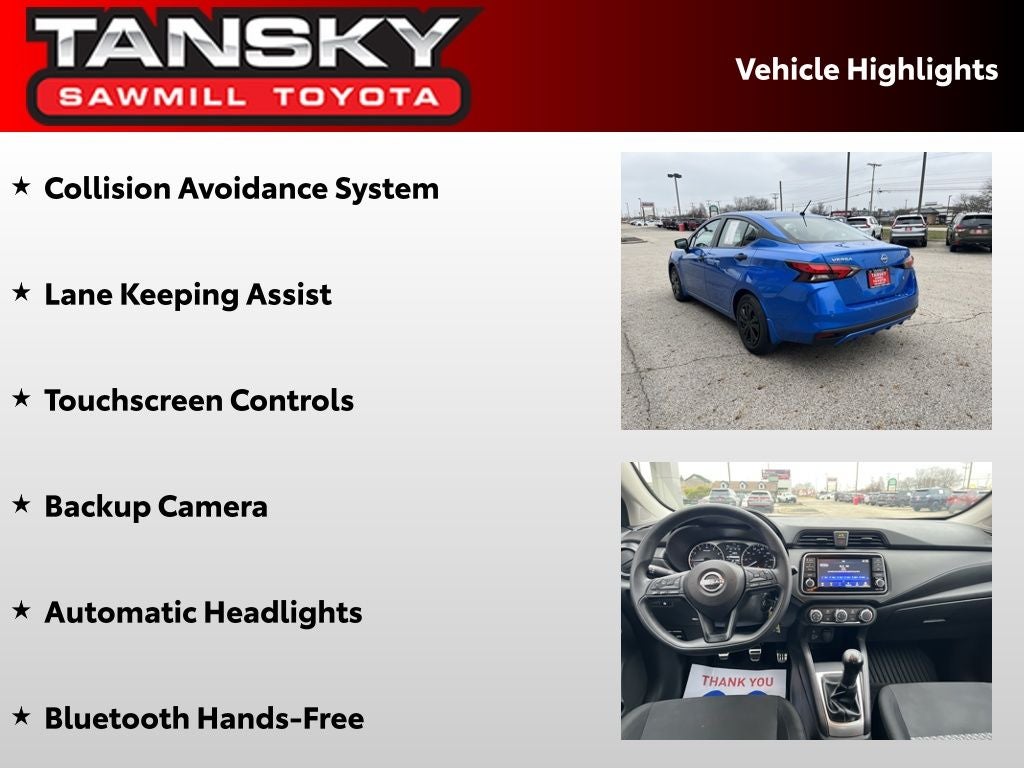 2024 Nissan Versa 1.6 S