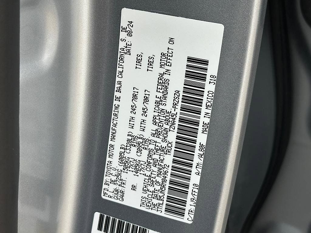 2024 Toyota Tacoma SR5
