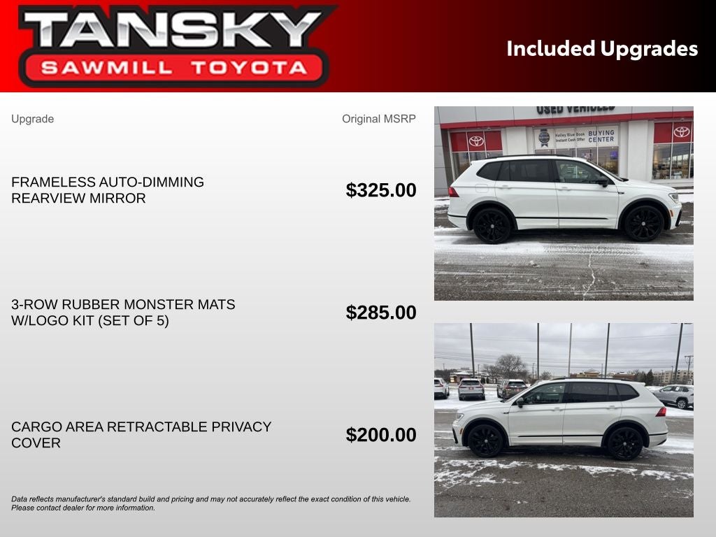 2020 Volkswagen Tiguan 2.0T SE R-Line Black