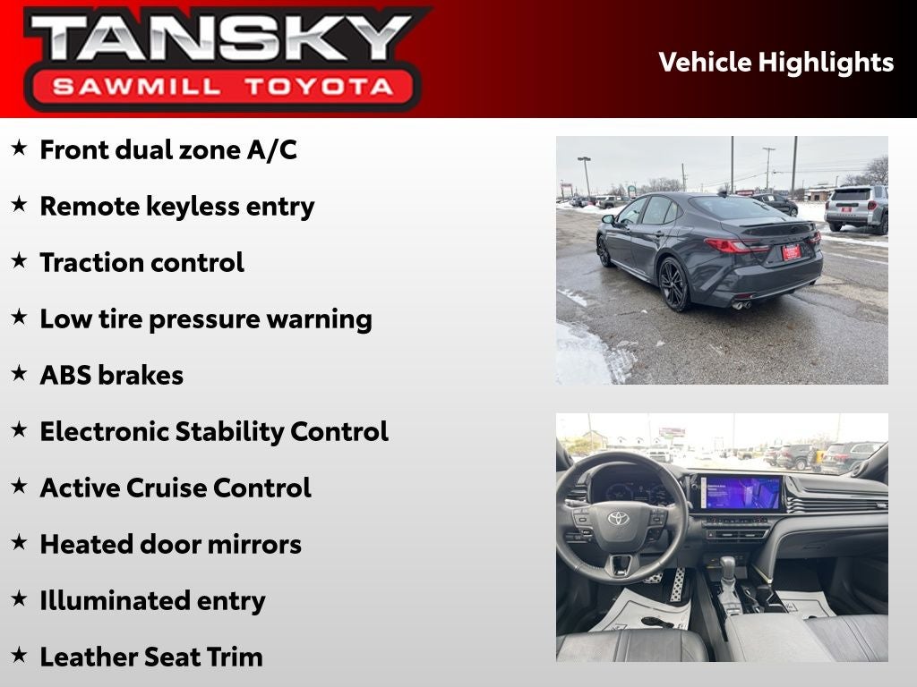 2025 Toyota Camry XSE