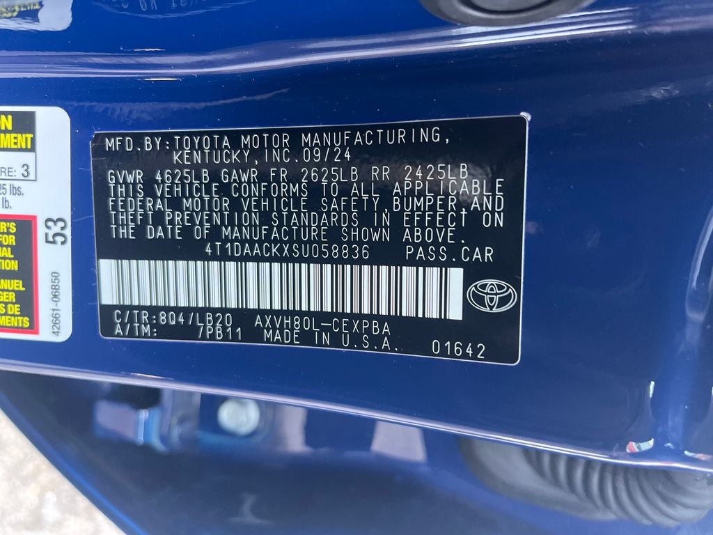 2025 Toyota Camry XSE